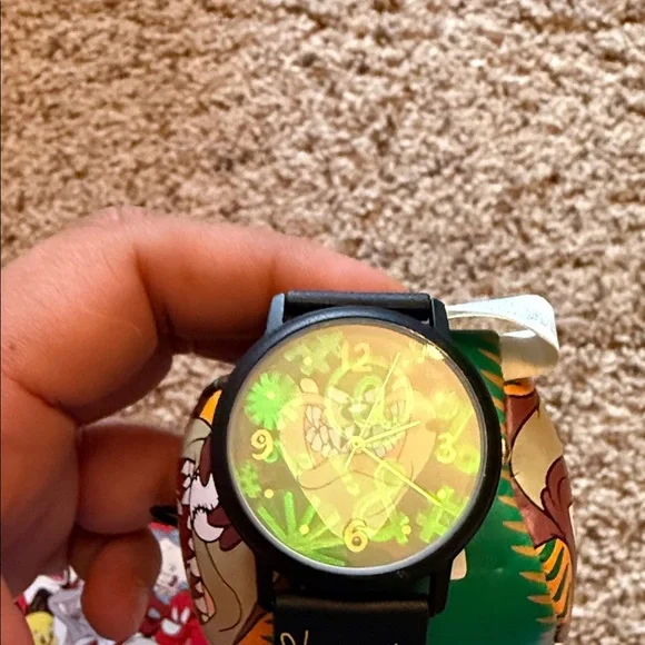 Warner Bros. Looney Tunes Tasmanian Devil holographic Watch